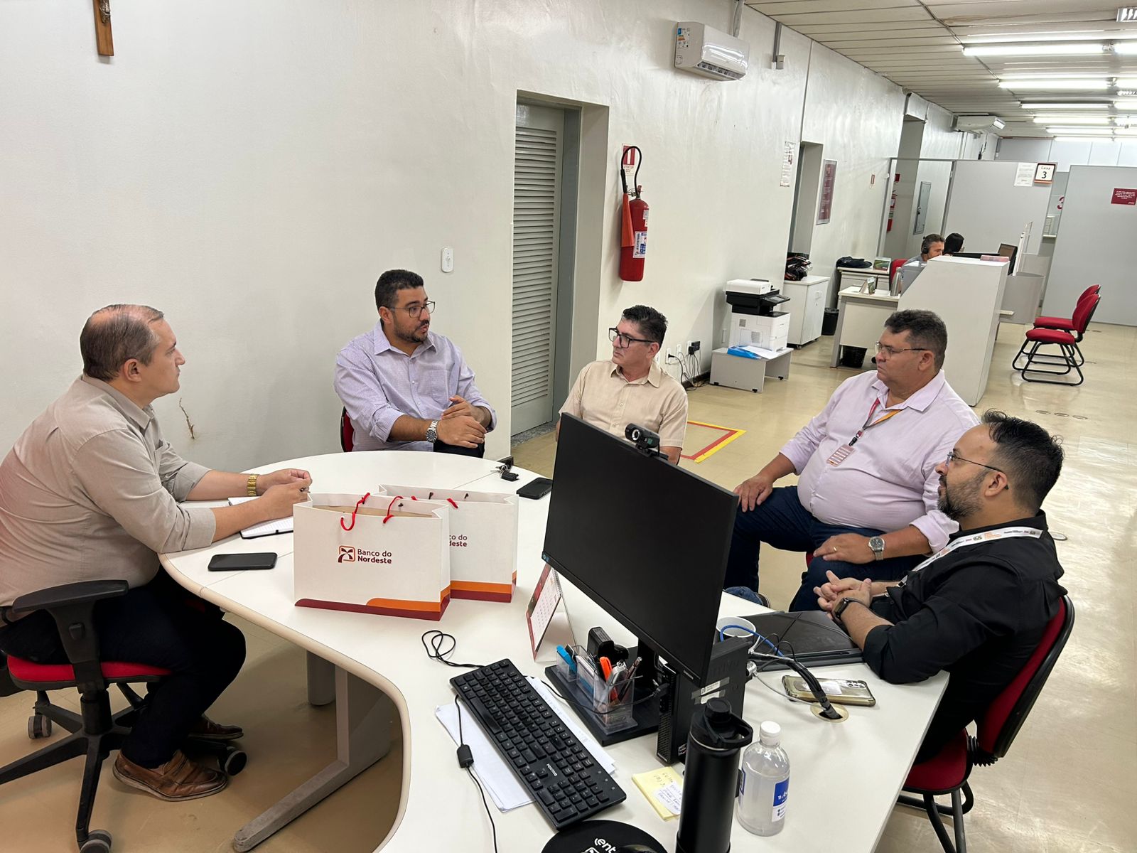 Reunião da ADESCC com representantes do Banco do Nordeste